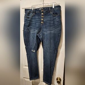 AVA & VIV BUTTONFLY JEANS